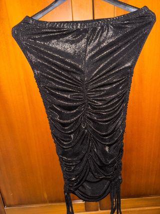 Tubino nero paillettes