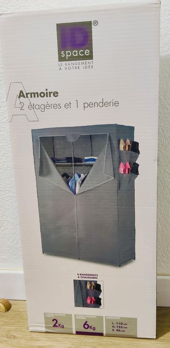 Armario Tela ID Space - 2 baldas