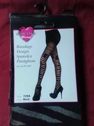 Medias Bandage Sexy Negras