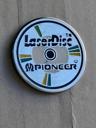 Pin LaserDisc vintage