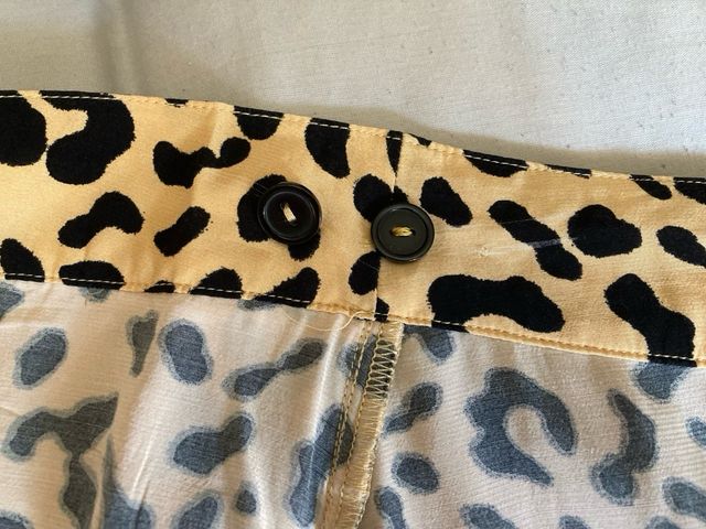 Falda larga leopardo Oysho