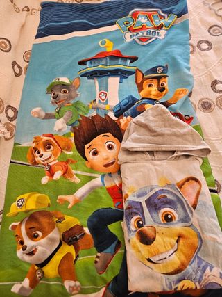 Toalla y Bata Patrulla Canina