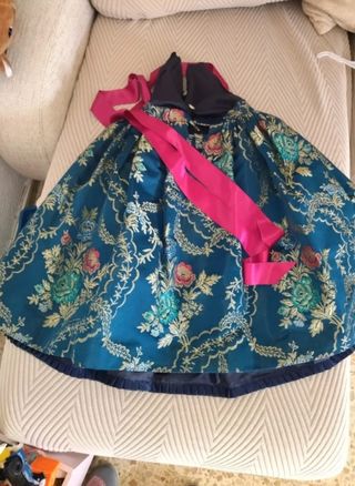 Traje Fallera niña - Azul 