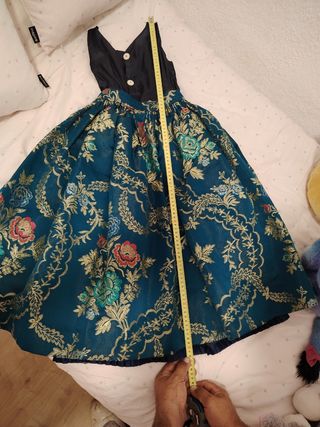 Traje Fallera niña - Azul 