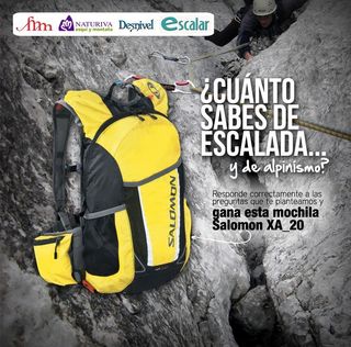 Mochila Salomon XA 20L - Negra/Amarilla