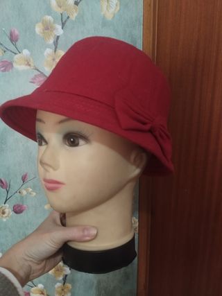 Sombreros Vintage Gris Marrón rojo perfecto estado