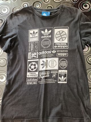 Camiseta Adidas Negra - Talla M