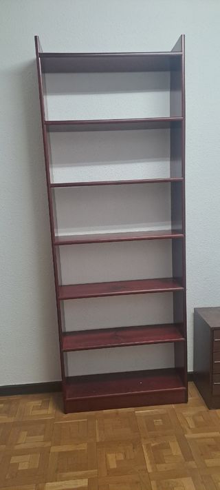 Estantería madera marrón - 80x218x27cm