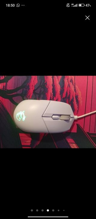 Ratón MSI Gaming blanco