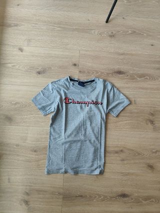 Camiseta Champion niño 11-12 años Gris
