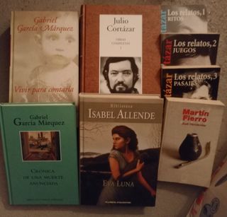 Lote de 8 clásicos hispanoamericanos