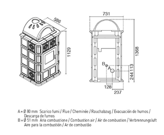 LAREIRA DE PALLETS MAIÓLICA DIANA DE EVA CALOR