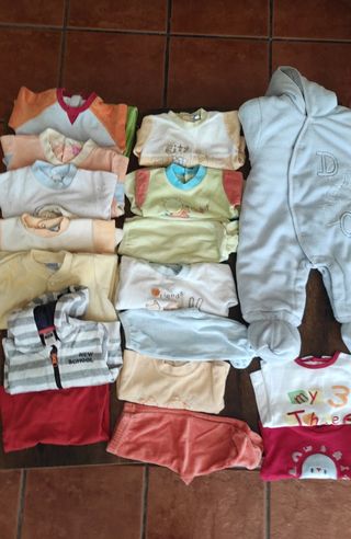 Ropa invierno bebé niño 0-6 meses