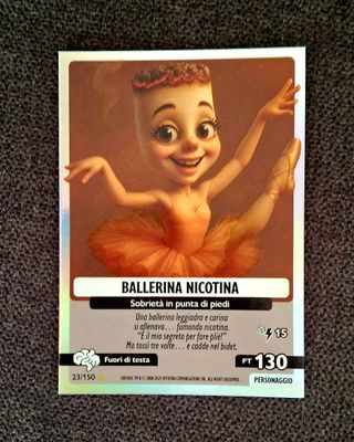 Carta collezionabile Ballerina Nicotina