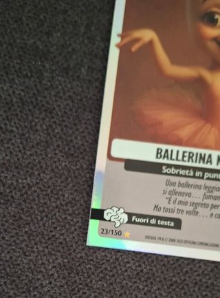 Carta collezionabile Ballerina Nicotina