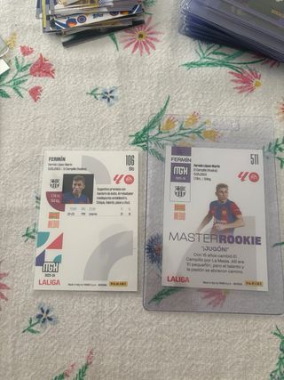 2 cromos Fermín Panini LaLiga 23-24