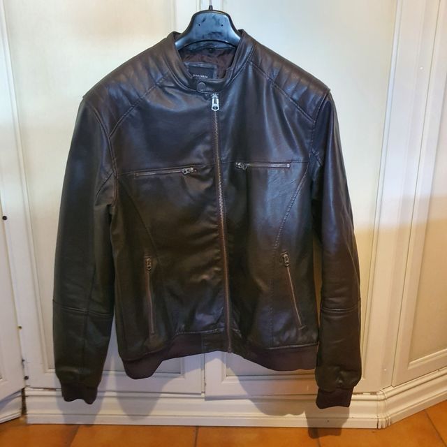 Giacca Pelle Marrone Terranova XXL