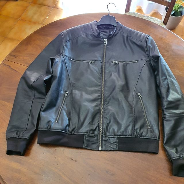 Giacca Pelle Marrone Terranova XXL