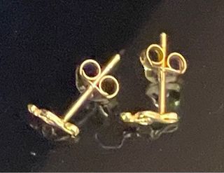 Pendientes Plata Baño Oro - Clave Sol