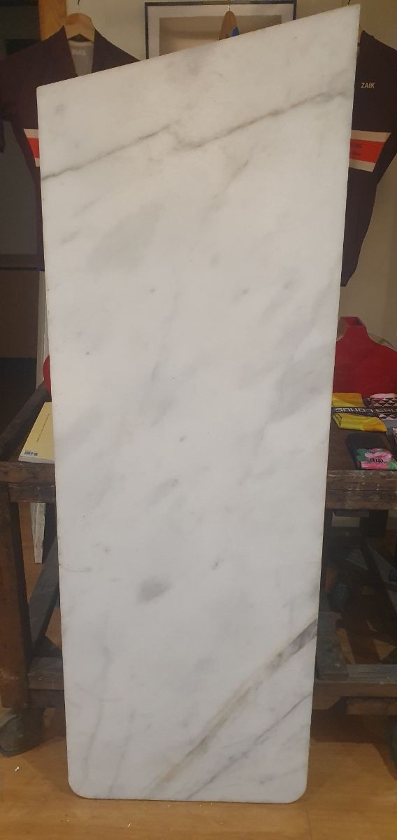Enorme pieza mármol blanco
