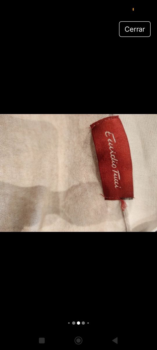 Chaqueta beige Emidio Tucci