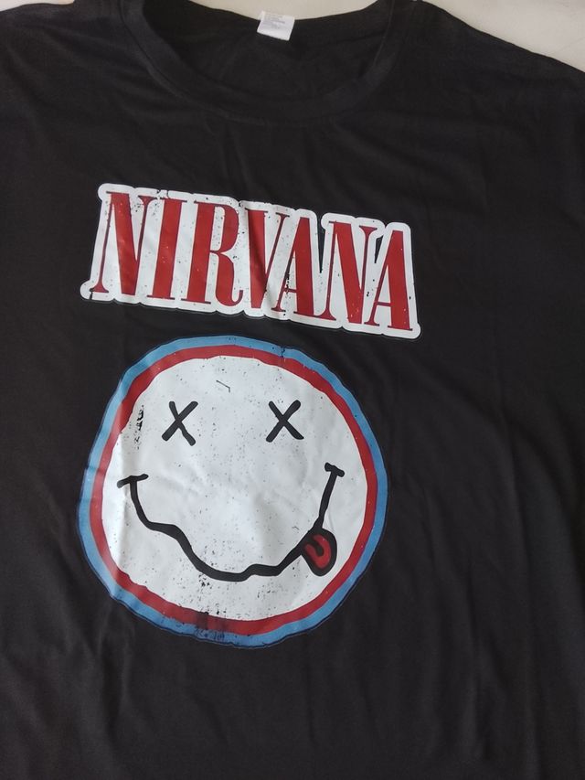 Camiseta Nirvana - Talla L
