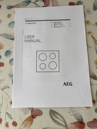 Placa Inducción AEG IKB63435FB