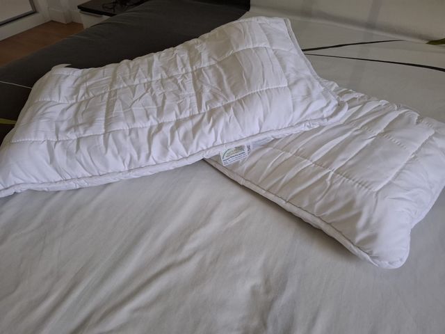 Almohadas viscoelásticas 70cm - Blancas