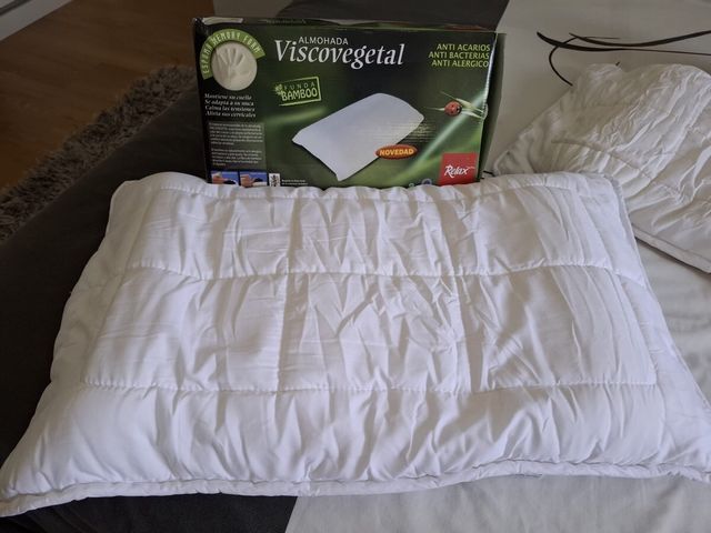 Almohadas viscoelásticas 70cm - Blancas