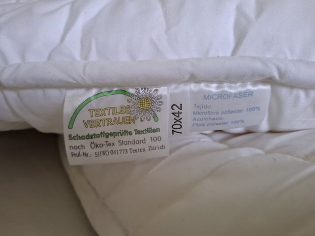 Almohadas viscoelásticas 70cm - Blancas