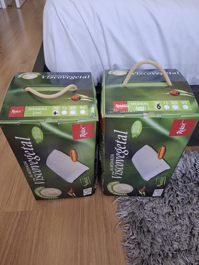 Almohadas viscoelásticas 70cm - Blancas