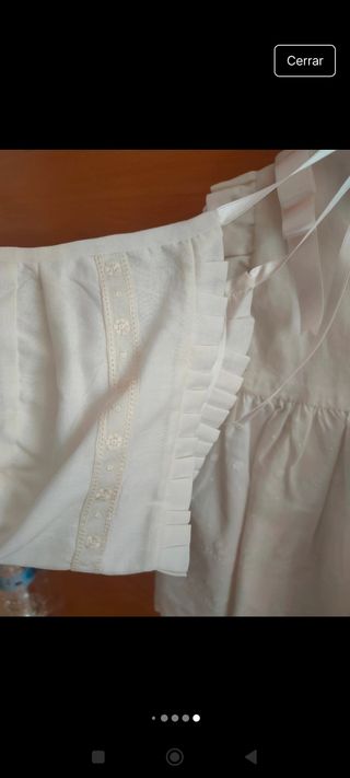 Vestido bautizo niña