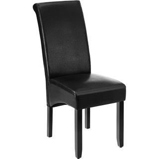Silla de comedor ergonómica negro