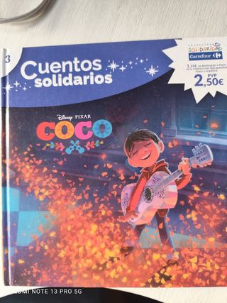Libro de la película de Coco de Disney