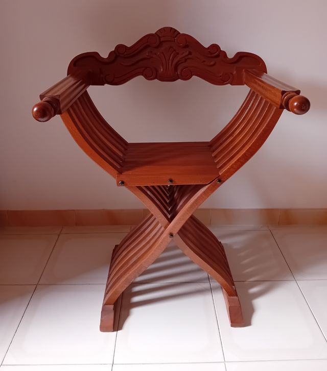 Sedia pieghevole Savonarola legno