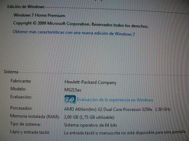 HP Pavilion MS215es All-in-One