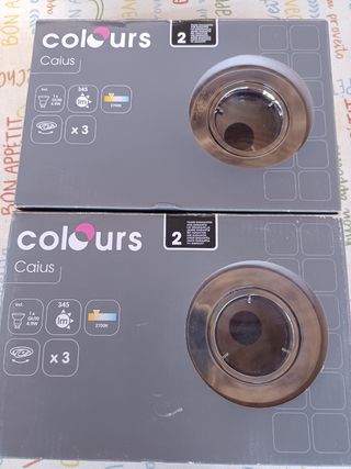 Faretti da incasso Caius x6 a colori