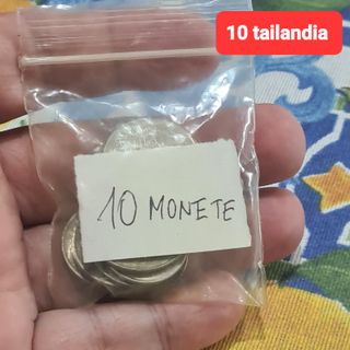 10 Monete Tailandia idea regalo mondo numismatica