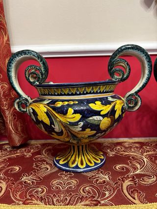 Vasi Caltagirone decorati - coppia