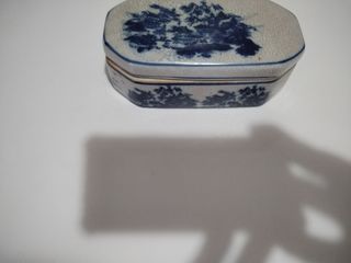 Caja porcelana china antigua