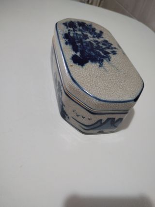 Caja porcelana china antigua