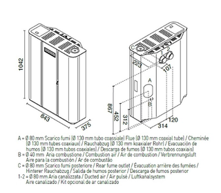 LAREIRA DE PALLETS SLIM DILETTA DE EVA CALOR