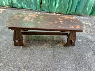 Mesa centro roble macizo