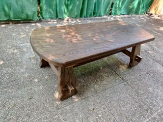 Mesa centro roble macizo