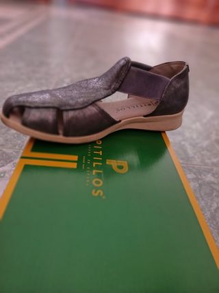 Sandalias Pitillos mujer plata