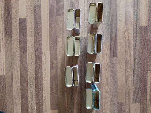 Scatoline latta Leone - 7 pezzi