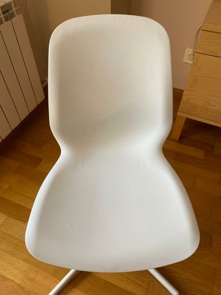 Silla escritorio blanca giratoria