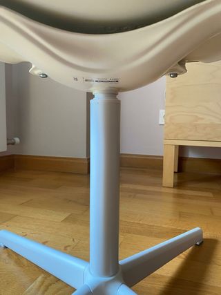 Silla escritorio blanca giratoria