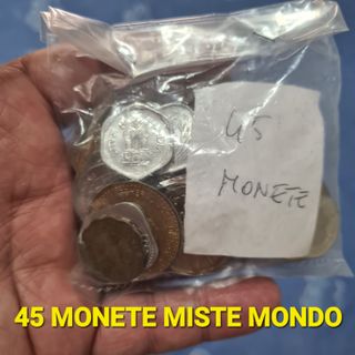 45 Monete Mondo Numismatica idea regalo collezioni