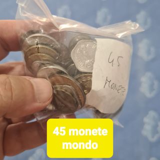 45 Monete Mondo Numismatica idea regalo collezioni